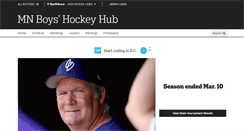 Desktop Screenshot of mnhockeyhub.com